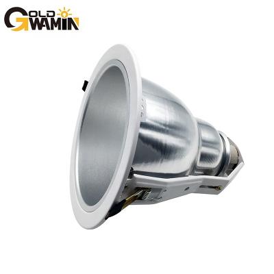 China Traditional Recessed style ceiling spotlights fixture with matte reflector for E27 standard LED light source for sale