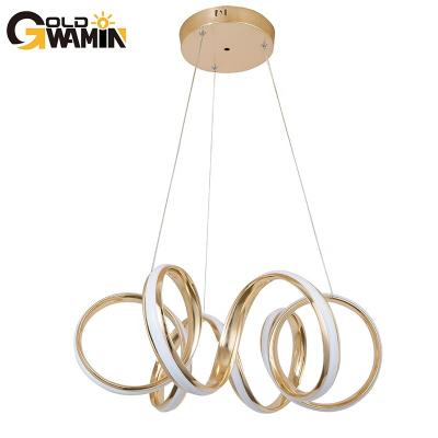 China Modern Luxury modern ceiling pendant light 60w led strip with custom made design for sale