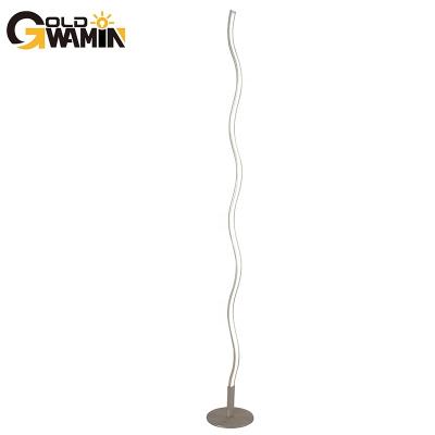 China Modern Stand led strip style floor lamps in custom designed for living room or indoor decoration for sale