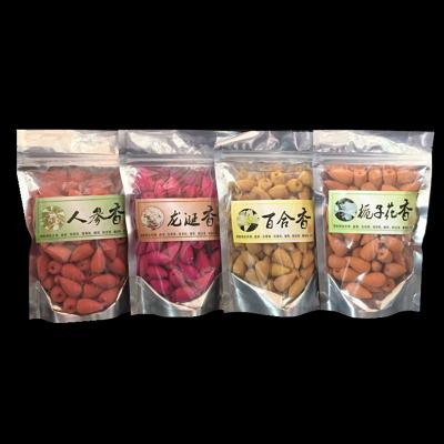 China 70pcs Bullet Backflow Soothing Soothing Key Cones Set Emotion Use In Home Office Teahouse Tower Incense for sale