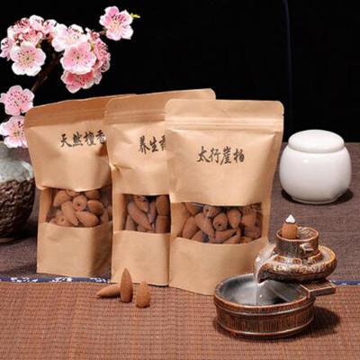 China Natural Jasmine Lavender Rose Sandalwood Mint Cone Incense 40x Backflow Tower Backflow Incense Cones Chinese Cone Household for sale