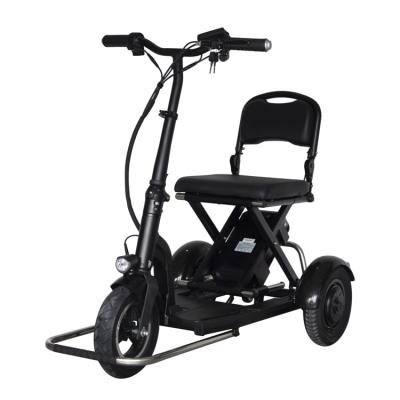 China Unisex Older Electric Folding Tricycle Lithium Battery Mobility Scooter for sale