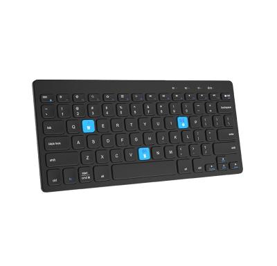 China Hot Selling BT Wireless Keyboard ABS Portable Phone Keyboard Wireless Computer Keyboard With Stand for sale