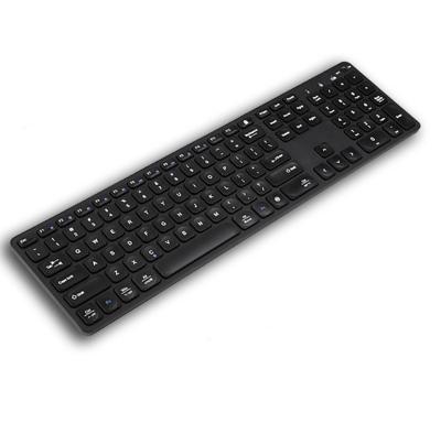 China Wireless Best Selling Numeric Keypad 3-Area Dry Batteries Mechanical Keyboard USB Wired Laser Keyboard For Mac WIN for sale