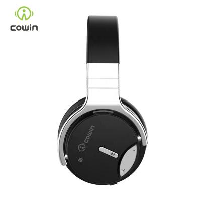 China Active Headband Cowin Noise Canceling Earphone High Bass Wireless Over Ear Headphone for sale