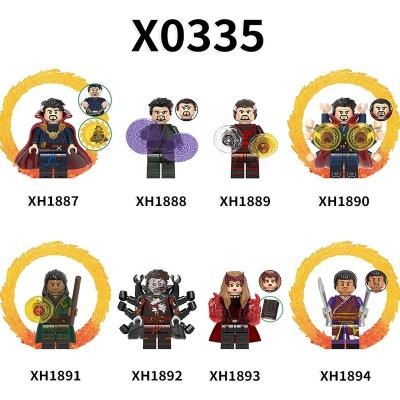 China Witch Wong Super Heroes Mini Doctor Strange Defend Strange Master Mordo Scarlet DIY Building Brick X0335 Action Figure Building Blocks Kids Toys for sale