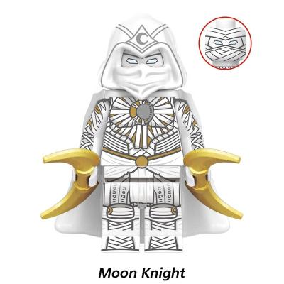 China DIY Building Brick XH1895 XH1896 Moon Knight Marc Spector Super Heroes Werewolf By Night Movie Mini Figures Educational Building Blocks Kids Toys for sale