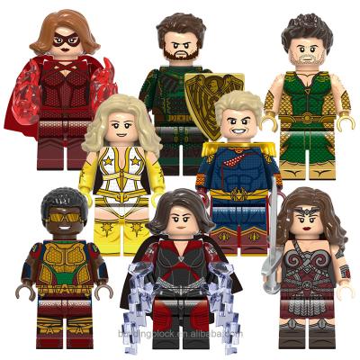 China DIY Building Brick X0337 The Boys Homelander The Deep Stormfront Starlight Super Heroes Mini Action Building Blocks Legoed Figures Children for sale