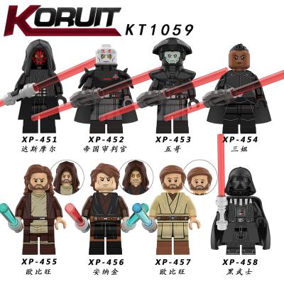 China Darth Maul Obi-Wan Trooper Wars Mini Building Block Brick Figure Educational Juguete Collection Toy Juguete DIY Building Brick KT1059 New Star for sale