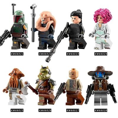 China DIY Building Brick KM66021-KM66028 Star Darth Bane Boba Fett Gamorrean Fights Mini Block Bricks Figure Collection Toy Smart Plastic Juguete for sale