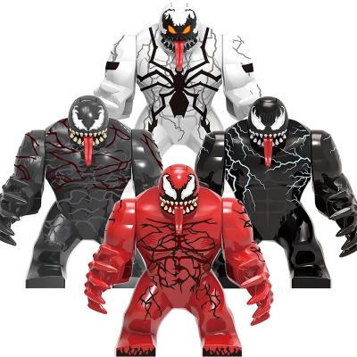 China DIY Brick X0327 Large Size Super Heroes Venom Carnage Roit Antivenom The New Building Block Of Collectible Action Numbers Children Gift Toys for sale