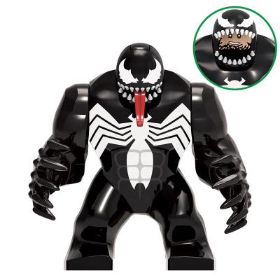 China DIY Building Brick XH1911 Big Movie Venom Carnage With Movable Tongue Enom Riot Brock Scream Figure Kids Toy Gift Building Blocks Action for sale