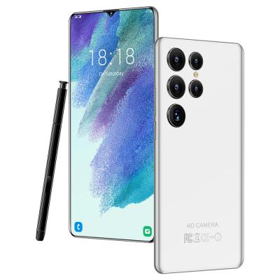 China Fingerprint Newest S22 Ultra 8+256GB Smart Android Phone 6800mah 6.8 inch Smartphone Full Screen Available Worldwide Express Shipping for sale