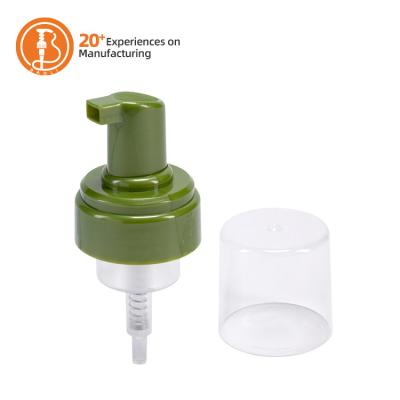 China Bottles BAOLI White Soap Dispenser Foam Pump Empty Square Soap Dispenser Pump Square Soap Foamer Pump for sale