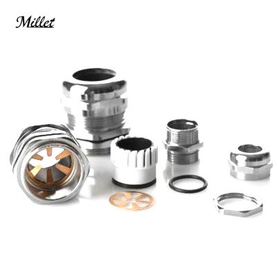 China Electric Vehicles Millet EMC Cable Glands PG13.5/PG29 Metal Protected New Common Energy Vehicles Motors Products Wiring Seals IP68 Waterproof for sale