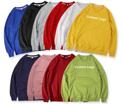 China Waterproof New Arrival 2022 Plus Size Crewneck Sweatshirt Mens Plain Fleece Solid Color Sweater Men's Unisex Hoodies for sale