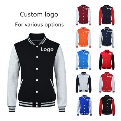 China Newcomer low moq varsity jacket men's unisex embroidery breathable unisex varsity jackets custom versity letterman jackets UN 2022 for sale