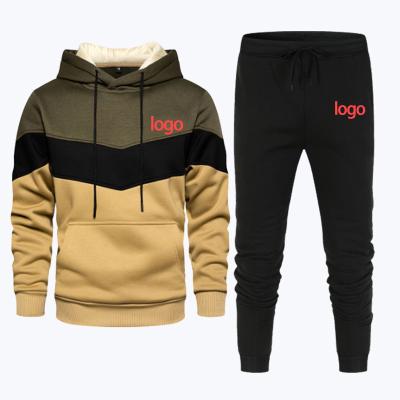 China Custom LOGO Casual Autumn Breathable Suit Sports Hoodies Set Mens Hoodies Fitness Pants Pullover Mens Tracksuit Jogging Sweatshirts Mens for sale