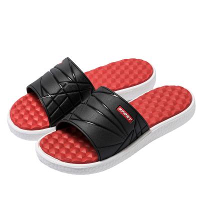 China 2021 World Fashion Trend Men's Summer Anti-skid Victory Massage Slippers Custom Logo Shoes Slides Fail Slippers for sale