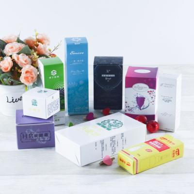 China Custom Wholesale Disposable Eco-friendly Makeup Product Paper Boxes Cosmetic Packaging Logo Free Design Cmyk Printing Beautiful for sale