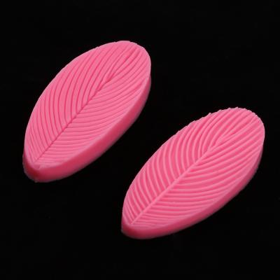 China 2Pcs/set Viable Leaf Petal Silicone Molds Maple Leaves Cake Fondant Chocolate Soap Candle DIY Mold Cake Decorating Tools for sale