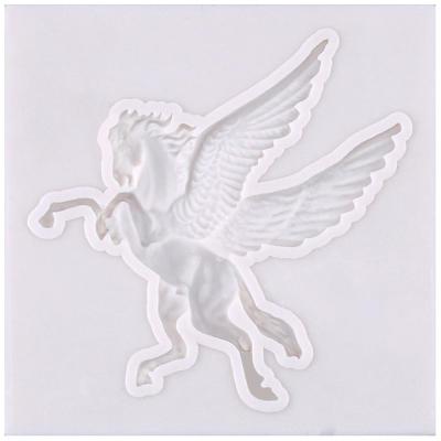 China Viable 3D Pegasus Horse DIY Silicone Fondant Mold Cake Decor Chocolate Sugarcraft Mold for sale