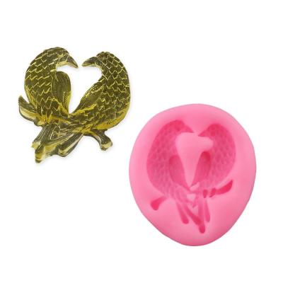 China Viable Bird Silicone Molds For Jewelry Cake Fondant Decoration Chocolate Pendant Soap Making for sale