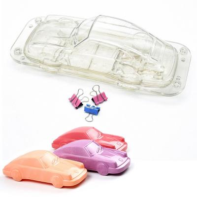 China Viable Pastry Tools 3D Car Chocolate Baking Mold, DIY Candy Shape Cake Design Decorating Mold Polycarbonate Plastic Confectionery Tools for sale