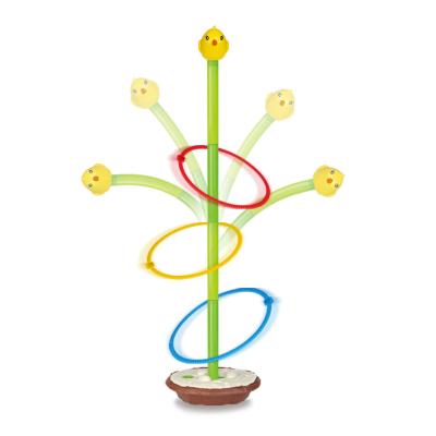 China Family Indoor and Outdoor Launching Multiplayer Interactive Bird's Nest Game Plastic Swing Ring Toy for sale