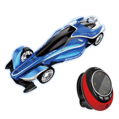 China RC Hobby 2.4Ghz Wall Car Climbing Speed ​​Drift Voice Control Smart Rocket Formula Car Watch RC Car for sale