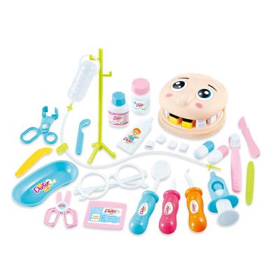 China Early Environmental Material Puzzle Education Pretend To Play Doctor Role Playing Portable Family Medical Equipment Suitcase Toy for sale