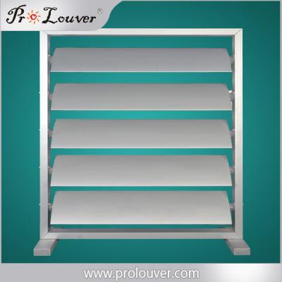 China commercial building decorative Aluminum aerofoil sun louver, vertical, horizontal louver for aluminum louver facades for sale