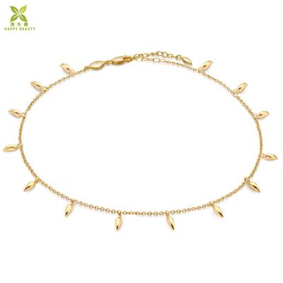 China Office / Quarry Gold Plated Choker Necklace 925 Sterling Silver Jewelry for sale