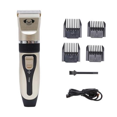 China Viable Household Professional Cordless Powerful Washable Low Noise Rechargeable Pet Grooming Clipper for sale