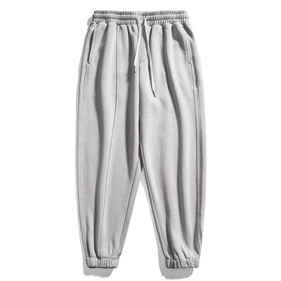 China New Style Anti-wrinkle Cotton Polyester Sweatpants Wholesale Mens Solid Color Men's Jogger Pants for sale