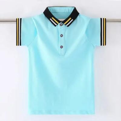 China Colorful Logo Kids Anti Shrink Custom Polo School Uniforms 100% Cotton for sale