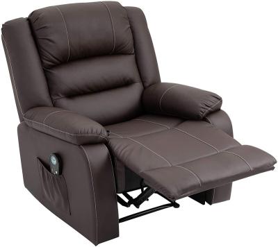 China Living Room Extendable Recliner Leather Sofa Set for sale