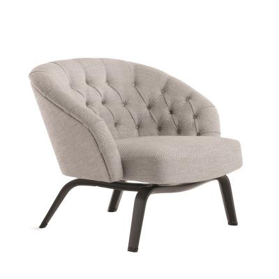 China Leisure Furniture Modular Velvet Tufted Armchair Modern Sofa Single Chair for sale