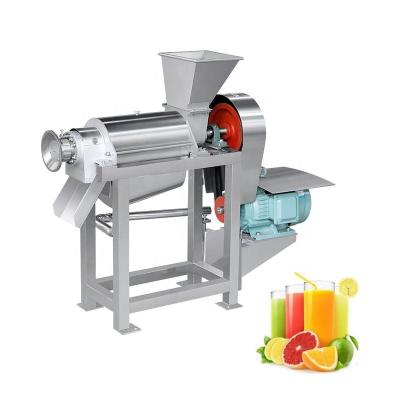 China Pineapple Tomato Mango Pulp Juicer Extractor Machine Cold Press Juicer Machine 500-2500KG/H for sale