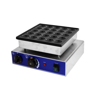 China Commercial Snack Equipment 25 Holes Electric Muffins Machine Mini Pancake Waffle Maker Pancake Machine for sale