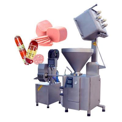 China Sausage double clipper Automatic sausage sealing and clipping machine for sale