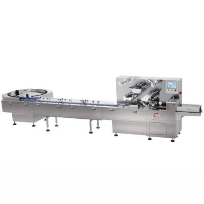 China High Speed Automatic Chocolate Mint Candy Pillow Packaging Machine 2.5kw for sale