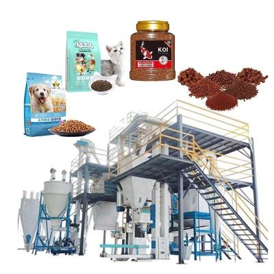 China Pet Food Production Line Cat Fish Food Manufacturing Multi Functional Automatic Dog Food Making Machine for sale