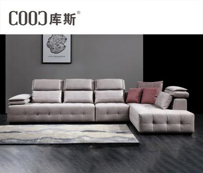 China Luxury L Shaped Sectional Sofas Living Room Couch Sofa Set Modern Tufted Living Room Furniture for sale