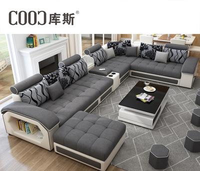 China Sectional Corner Sofa U Shape Loveseat Living Room Sofas Oversized Furniture for sale