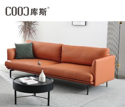 China Original Three Seater Furniture Supplier Home Decor Modular Living Room / Loveseat Leather Sofa For Living Room for sale