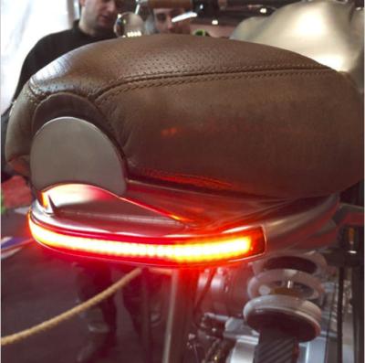 China Motorcycle LED Light Stripe Brake Tail Light Rubber Turn Signal For Cafe Racer for sale