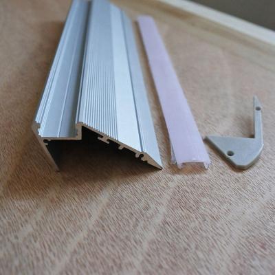 China Led Stair Aluminum Profile For Led Strips LED Stair Profile Aluminum Extrusion Led Profile For LED Strip Channel Led Step Light for sale