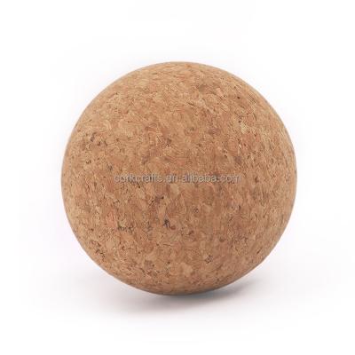 China Customized Lightweight Logo Yoga Massage Ball Massage Roller Yoga Block Peanut Ball Cork Massage Ball 3.5cm 5.3cm 6.1cm 6.8cm 9.8cm for sale