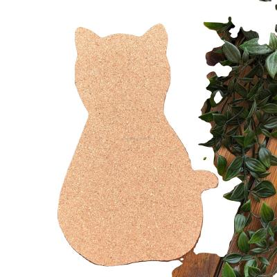 China Bulletin Note Photo Cork Boards Cat Pin Board Enamel Pin Display | Cork Bulletin Board Animal Shape for sale